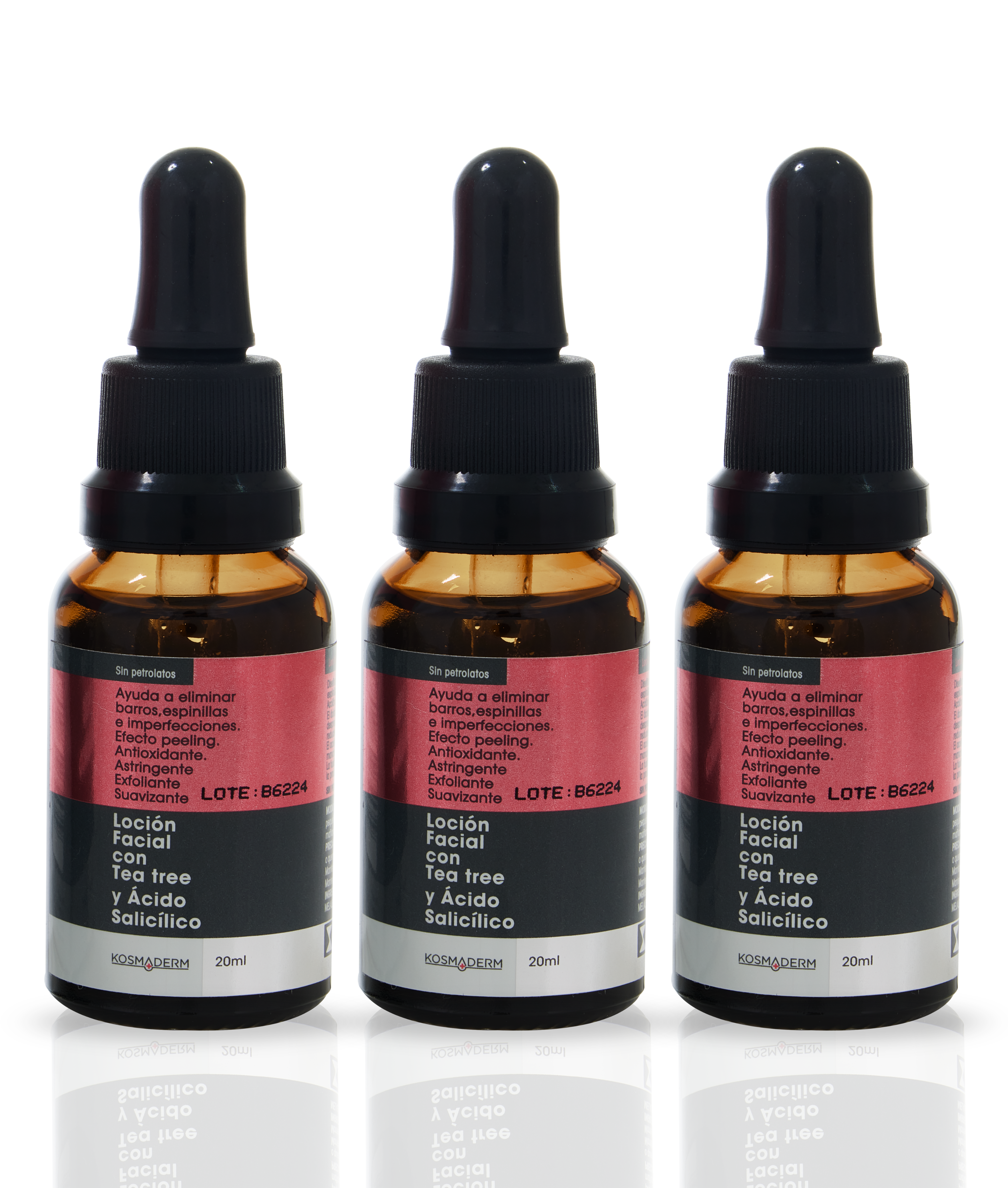 Loción Facial con Tea Tree y Ácido Salicílico 20ml