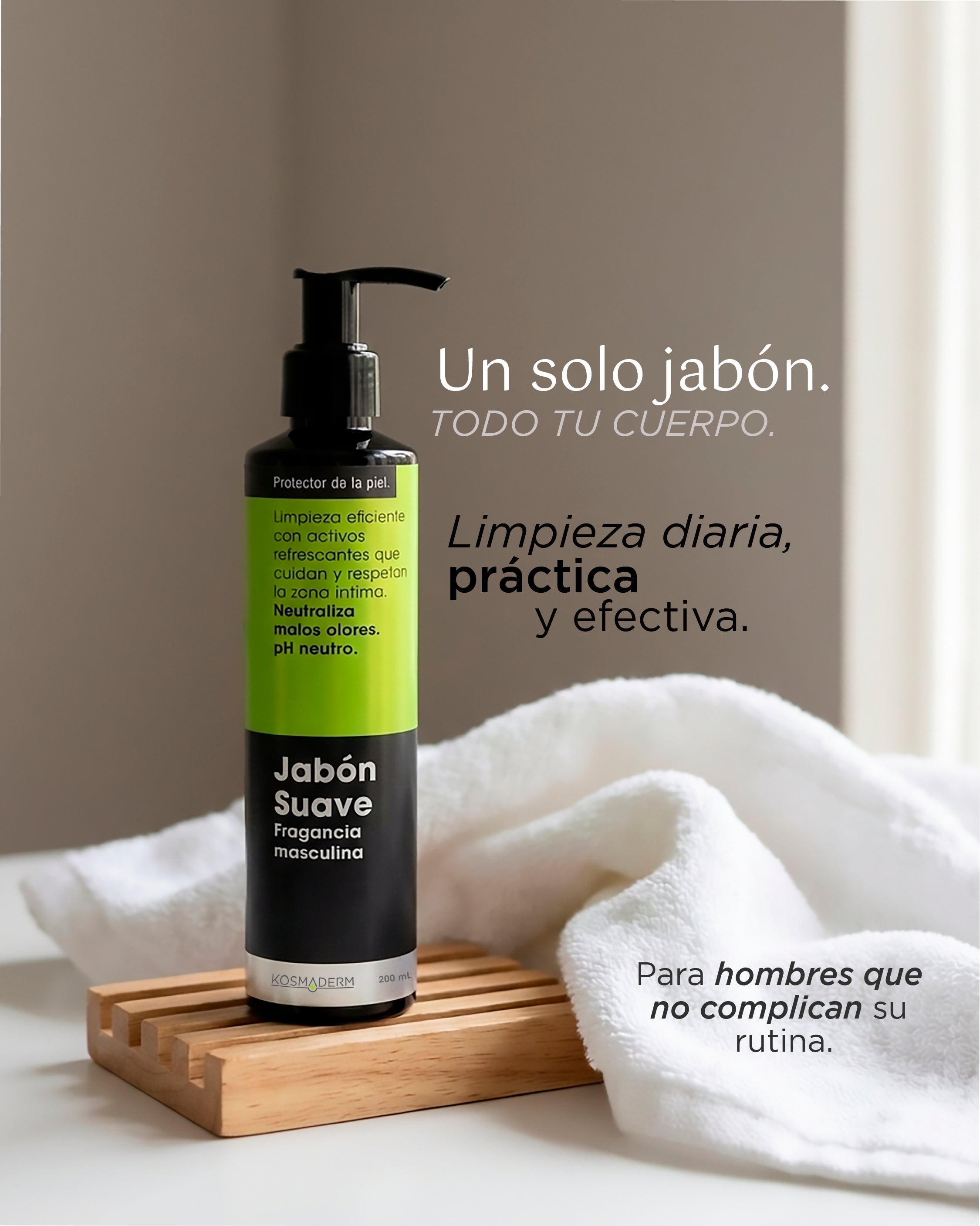 Jabón Suave Fragancia Masculina