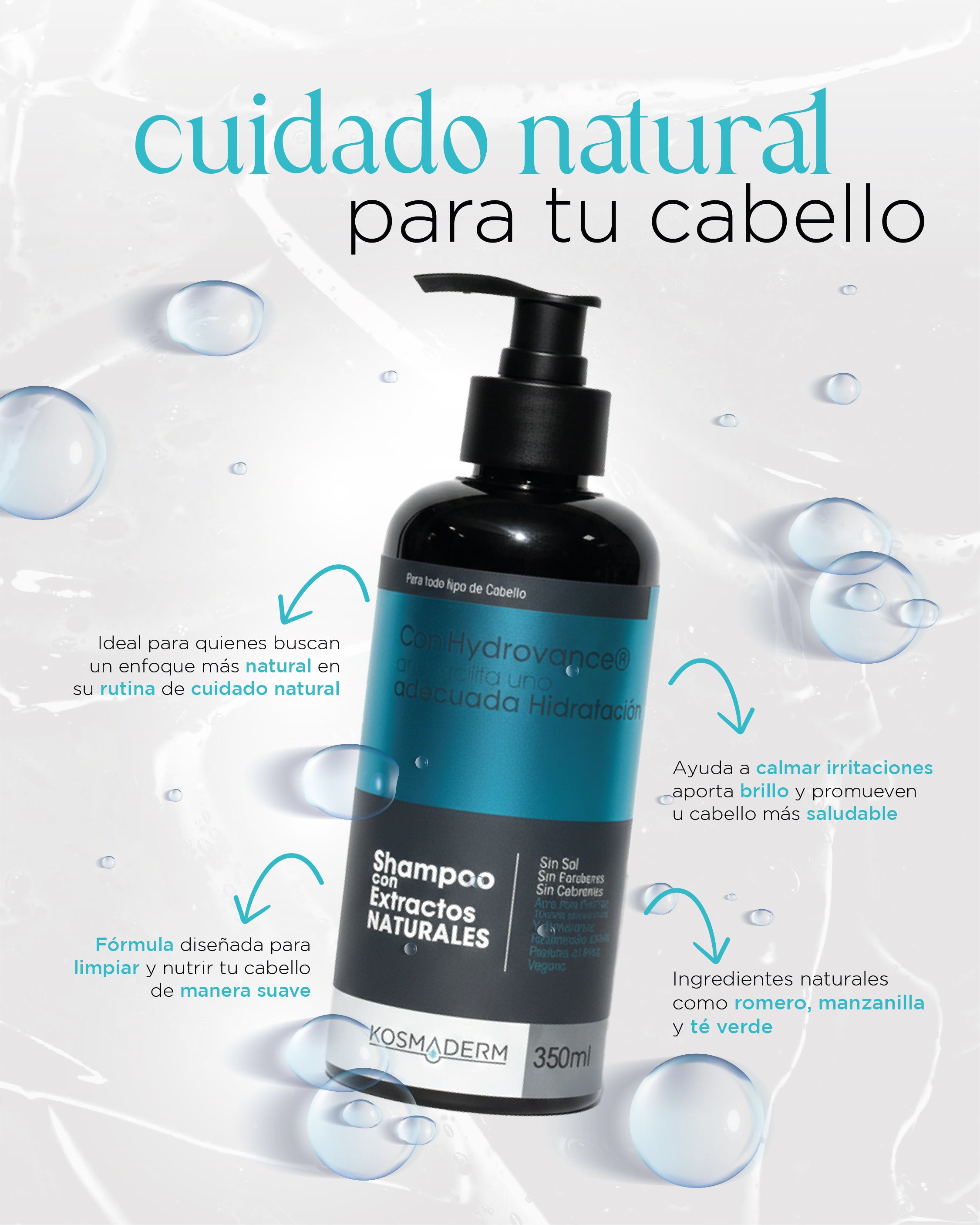 Shampoo con Extractos Naturales | 350ml