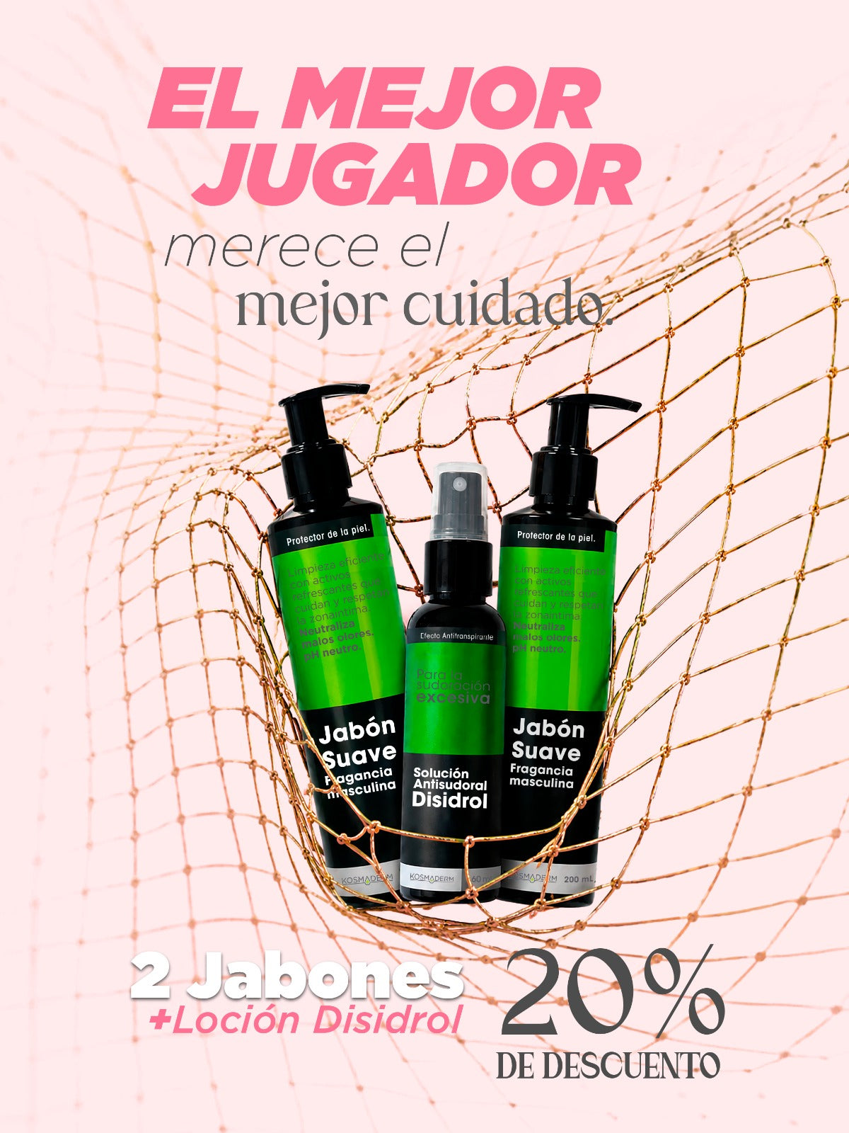 Kit Especial para Papá | 2 Jabones Masculinos + Disidrol