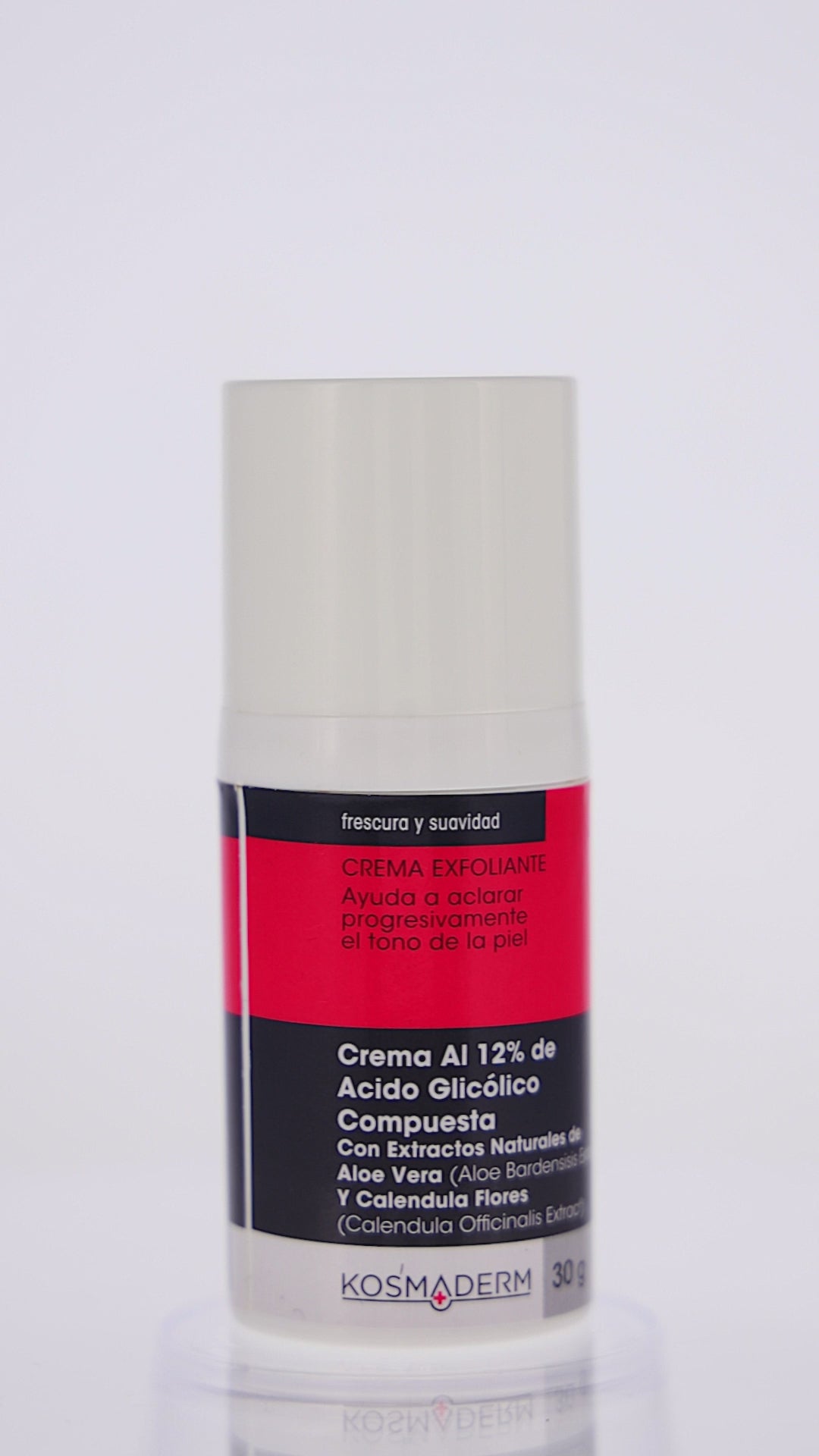Crema al 12% de Ácido Glicólico Compuesta 30g