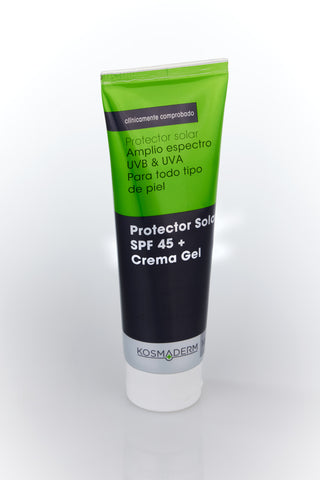 Protector Solar SPF 45 + Crema Gel